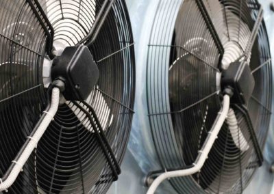 Condenser fans - save on power with EC motors